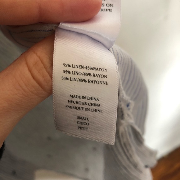 Rails palm tree short sleeve button up, size small - Picture 5 of 5